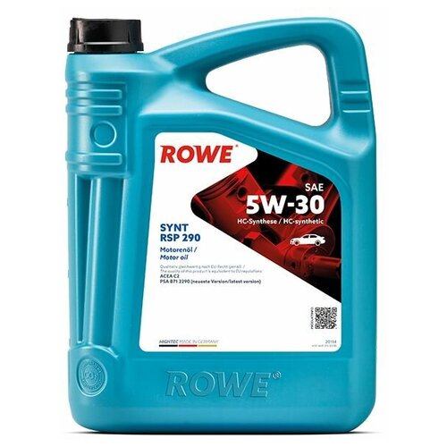 Моторное масло ROWE HIGHTEC SYNT RSP 290 SAE 5W-30