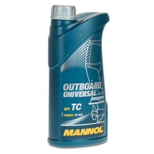Масло моторное MANNOL 2T мин. Outboard Universal, 1 л