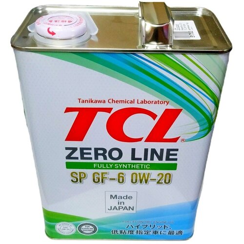 Масло моторное TCL Zero Line Fully Synth, Fuel Economy, SP, GF-6, 0W20, 4л TCL Z0040020SP | цена за 1 шт | минимальный заказ 1