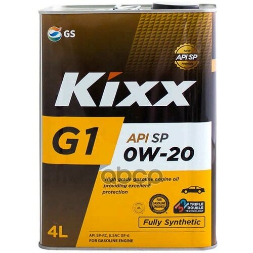 Масло моторное синтетическое Kixx G1 SP 0W-20 4л