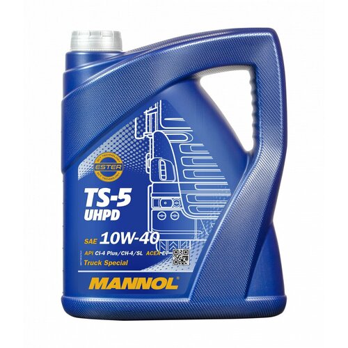 Моторное масло MANNOL 7105 TS-5 UHPD 10W-40 Полусинтетическое 5 л
