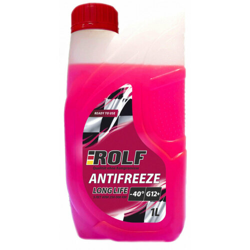 Антифриз ROLF Antifreeze G12+ Red, 12X1L