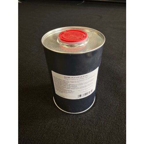 Универсальный жидкий клей 1,1 кг под кисть Шумология Ultra+ красный