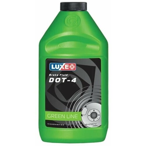 LUXE 638 Жидкость тормозная Luxe Green Line DOT4 910 г 638 1шт