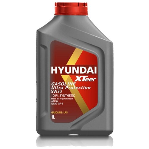 HYUNDAI XTeer Gasoline Ultra Protection 5W30, 1 л, API SN PLUS ILSAC GF-5, 100% SYNTHETIC,
