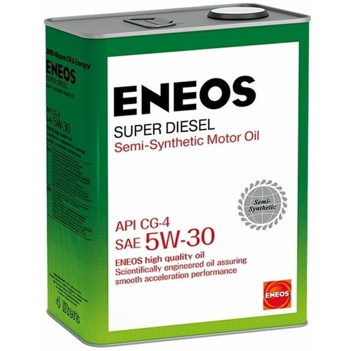 Моторное масло ENEOS CG-4 5W-30 полусинтетическое 4 л oil1333