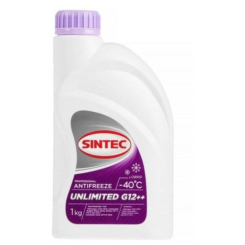 Антифриз Sintec Unlimited красно-фиолетовый, 1 кг