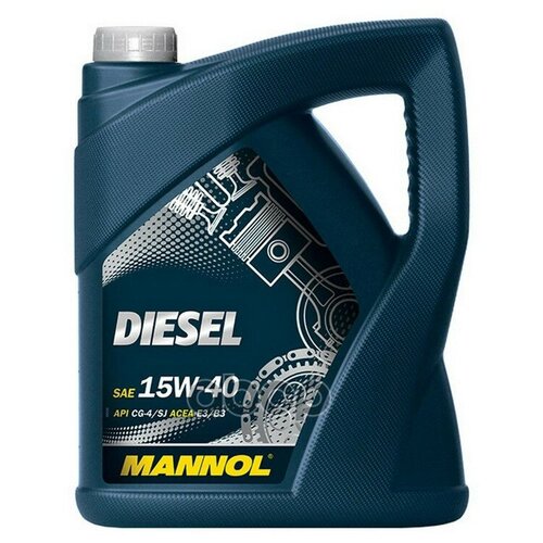MANNOL Масло Моторное 15w40 Mannol 5л Минеральное Diesel E3/B3/A3_ме
