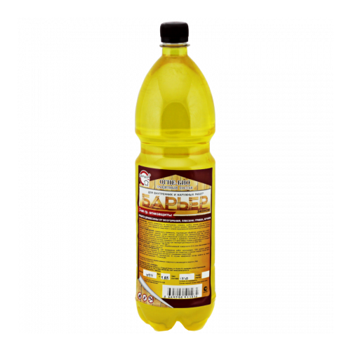 Огнебиозащита 2-й группы для древесины Барьер-Эконом, сосна (желтый), бутылка ПЭТ 1.65 кг