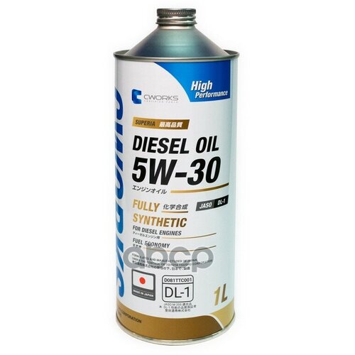 CWORKS Масло Моторное 5W30 Cworks 1Л Синтетика Superia Diesel Oil Dl-1