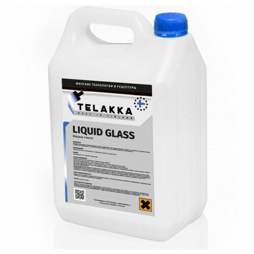 Профессиональное натриевое жидкое стекло для гидроизоляции TELAKKA LIQUID GLASS 1кг