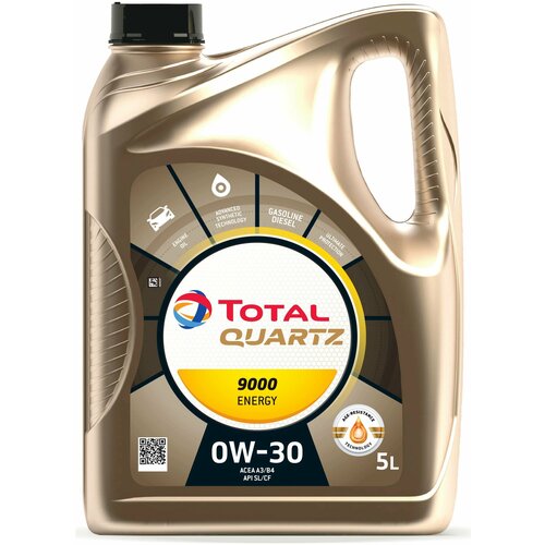 Моторное масло TOTAL QUARTZ 9000 ENERGY 0W30 5L