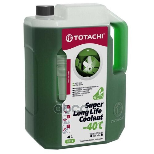 Жидкость Охлаждающая Низкозамерзающая Super Long Life Coolant Green -40c 4л TOTACHI арт. 41604