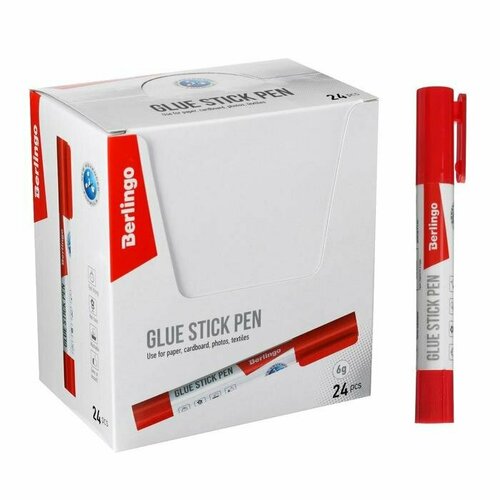 Клей-карандаш PVP 6 г Berlingo Ultra (комплект из 24 шт)