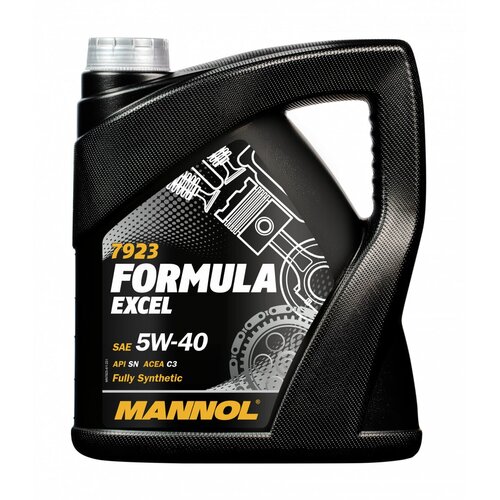 Моторное масло MANNOL FORMULA EXCEL, SAE 5W-40, синтетическое, 4 л.