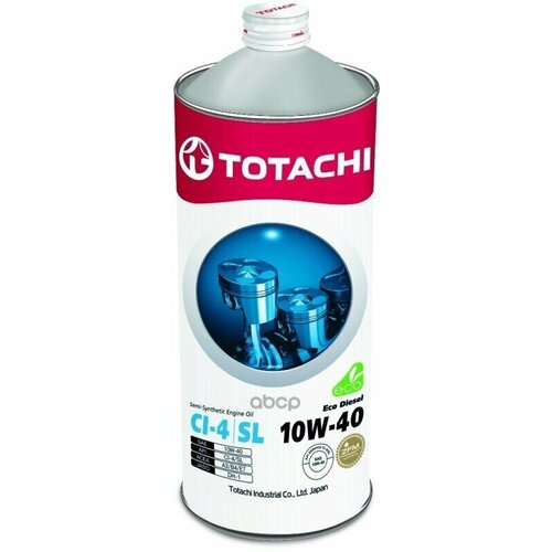 TOTACHI Масло Моторное Totachi Eco Diesel Полусинтетическое 10w40 A5/B5 Api: Ci-4/Ch-4/Sl; Acea: E5/E7/A3/B4 (1 Л)