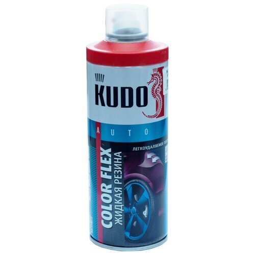 Жидкая резина (красная) KUDO 520мл. / KU-5504 KUDO KU-5504 | цена за 1 шт | минимальный заказ 1