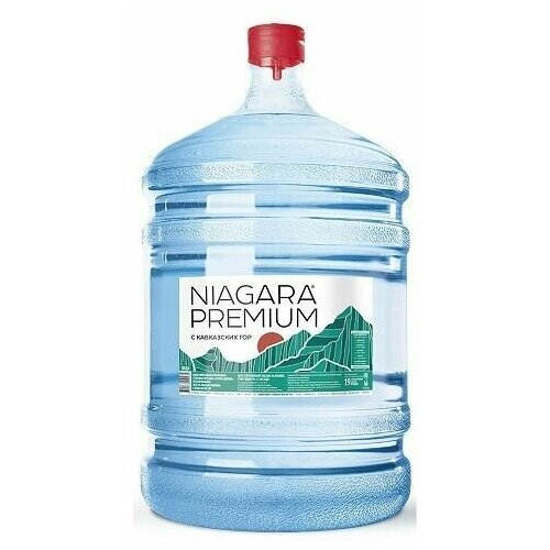 Вода Niagara Premium с Кавказских гор 19 л. + тара из поликарбоната (новая)