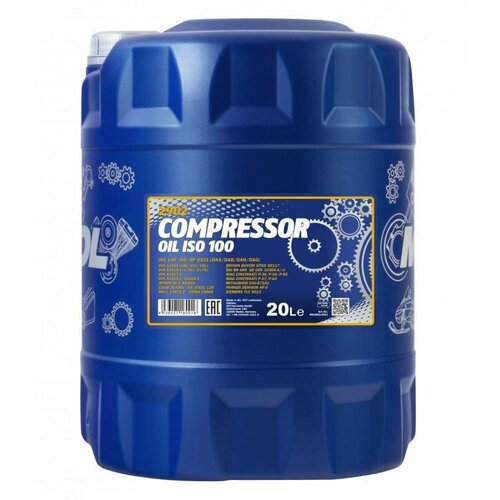 2902 MANNOL COMPRESSOR OIL ISO 100 20 л. Масло для воздушных компрессоров