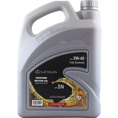 Моторное масло Lexus Oil SN 5W40 24л (набор: 24 канистры по 1л)