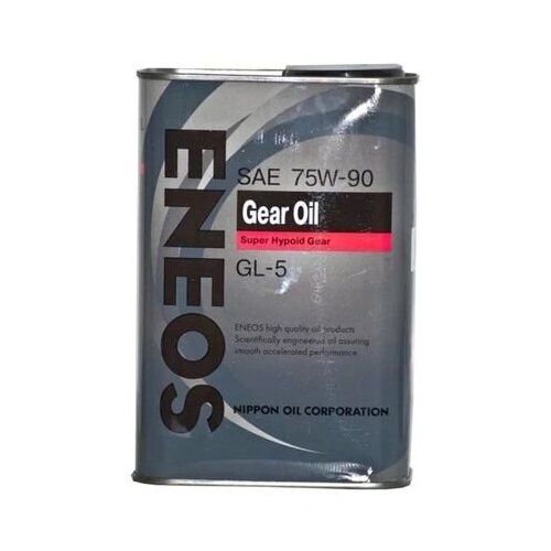 Масло трансмиссионное ENEOS GEAR OIL SUPER HYPOID GEAR GL-5 75W90 0.94л OIL1366