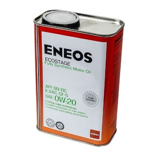 Масло моторное ENEOS Ecostage SN Синтетика 0W20 1л 8801252022015