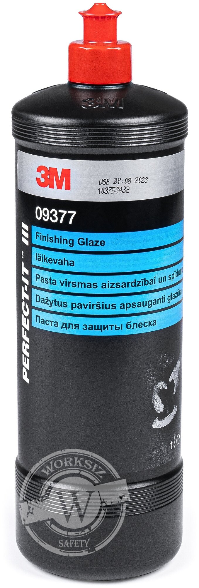 Неабразивная полировальная паста / полироль для защиты блеска 3М™ 09377 Perfect-it® III Finishing Glaze, 200 грамм