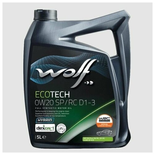 Wolf Ecotech 0W20 SP/RC D1-3 5L