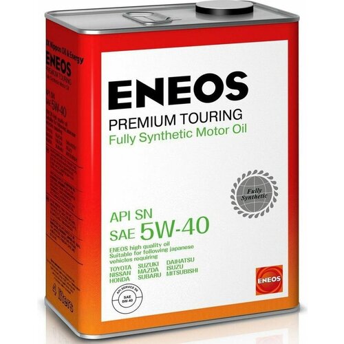 Моторное масло ENEOS Premium Touring, 5W-40, 4л, синтетическое [8809478942162]