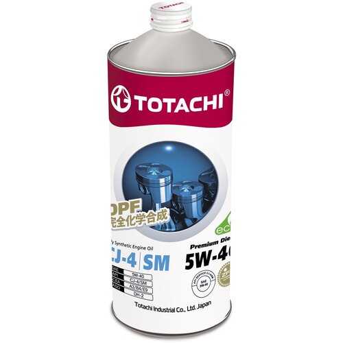 TOTACHI Premium Diesel Fully Synthetic CJ-4/SN 5W-40 1л