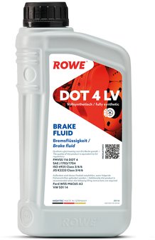 Тормозная жидкость ROWE HIGHTEC BRAKE FLUID DOT 4 LV 1л