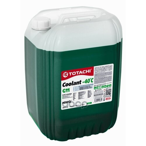Охлаждающая Жидкость Totachi Niro Coolant Green -40c G11 20кг TOTACHI арт. 43220