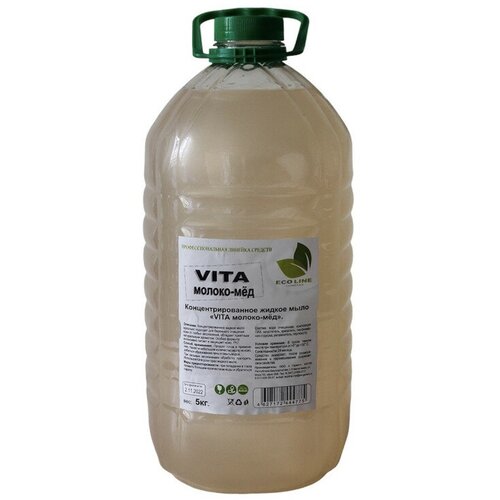 Vita Крем - мыло жидкое «VITA молоко - мёд», 5кг