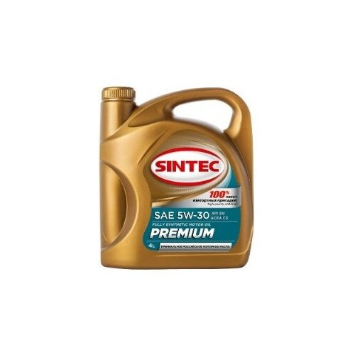 Моторное масло SINTEC PREMIUM 5w30 API SN синтетическое 4л