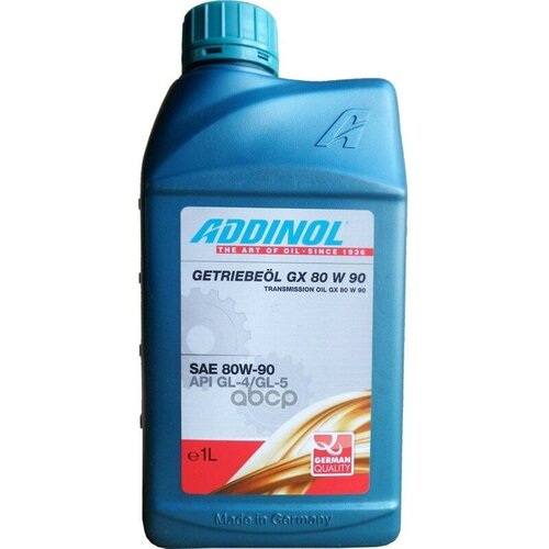 Addinol Getriebeöl Gx 80W90 Gl-5/Gl-4 Жидкость Трансмиссионная (1L)_Пл ADDINOL арт. 4014766070975