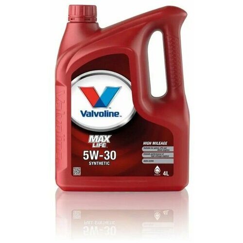 Моторное масло Valvoline MAXLIFE 5W-30 Синтетическое 4 л