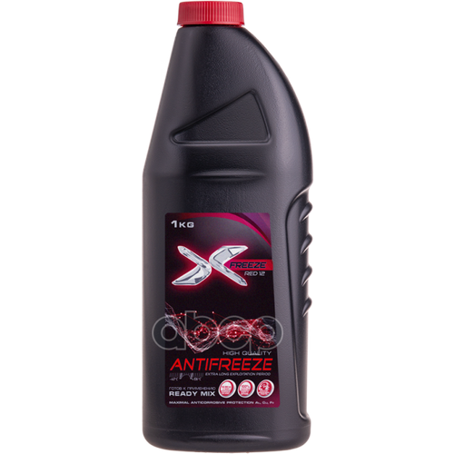 X-Freeze G12 Red Антифриз Готовый Красный (1L)_Пл X-FREEZE арт. 430206073