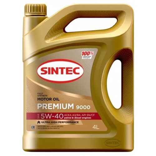 Моторное масло Sintec Premium 9000 5W-40 A3/B4 4л