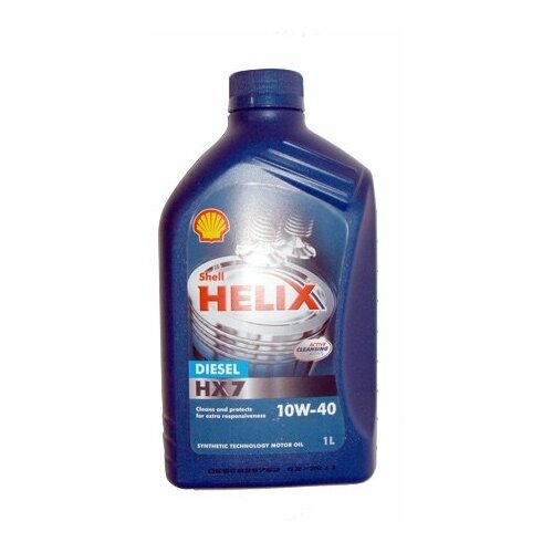 Масло моторное SHELL Helix Diesel+, HX7 10W40, 1 л