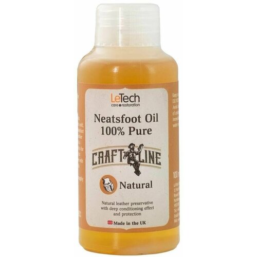 LeTech Костное масло натуральное (Neatsfoot Oil Natural) 100% Pure 100мл