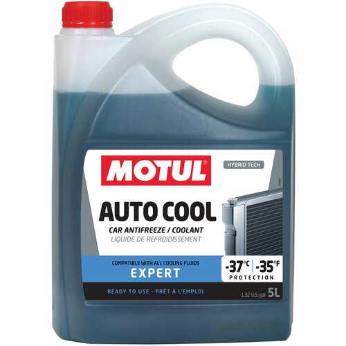 MOTUL AUTO COOL EXPERT (5L)_антифриз! сине-зелёный, готовый -37C, соответствует категории G11\ MOTUL 109140 | цена за 1 шт | минимальный заказ 1