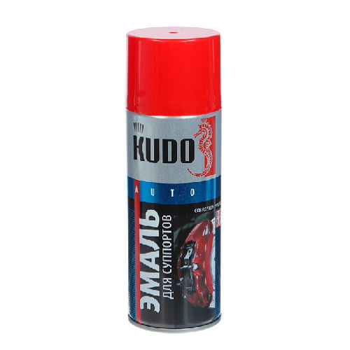 KUDO KU5211 Краска аэрозоль KUDO для суппортов красная 520мл KU-5211