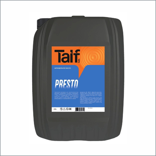 Шпиндельное масло TAIF PRESTO 10, 20л