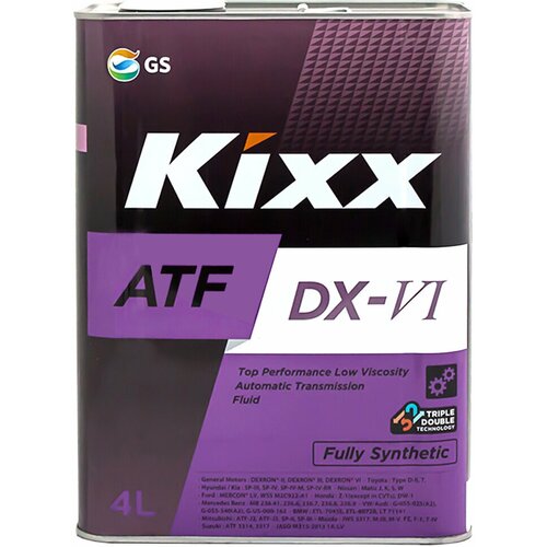 Трансмиссионное масло Kixx ATF DX-VI 4 л