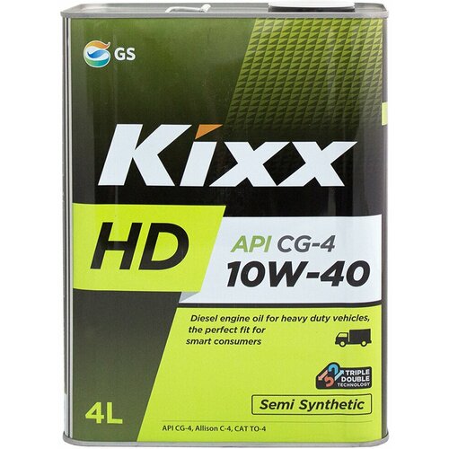 Моторное масло KIXX HD CG-4 10W-40 п/с 4 л
