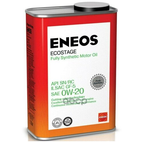 ENEOS Eneos Ecostage 0w20 (1l)_масло Моторн.! Синтapi Sn, Ilsac Gf-5