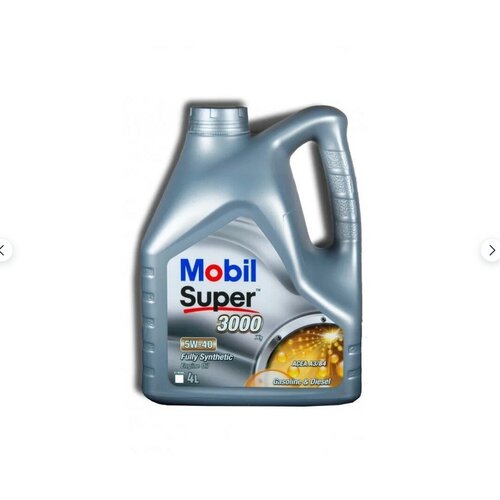 Моторное масло MOBIL SUPER 3000 X1 5W-40 Синтетическое 4 л.