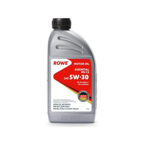 Масло Rowe 5W-30 Essential MS-C2, API SN/CF, PSA B71 2290-2014 синтетическое 1 л