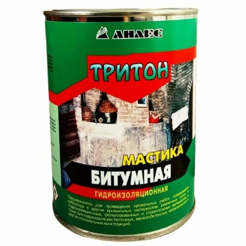 Анлес Мастика битумная "Тритон", 1л/0,8кг 70237