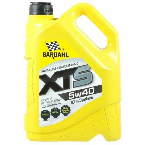 Bardahl XTS 5W40 синтетическое моторное масло.